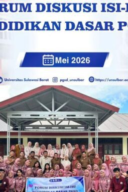 Forum Diskusi Isu-Isu Pendidikan Dasar PGSD Digelar di SDN 19 Rangas Majene