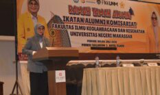 Plt. Rektor UNM, Prof. Farida Patittingi Semangati Wisudawan FIKK UNM Dalam Ramah Tamah Wisuda