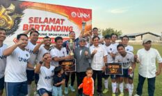 Kantor Pusat Juara Mini Soccer Dies Natalis ke-65 UNM, Plt. Rektor Tekankan Semua Tim adalah Pemenang