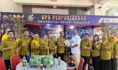 Serahkan Buku Karya Terbaik ke Pusat Perpustakaan UNM, Kepala Laboratorium Pendidikan Kepelatihan Olahraga FIKK UNM Berharap Bisa Bermanfaat
