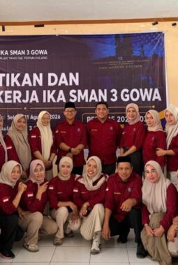 Pengurus IKA SMAN 3 Gowa Periode 2026-2031 Resmi Dilantik, Rapat Kerja Tegaskan Arah Organisasi dari Silaturahmi Menuju Kontribusi