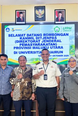 Kanwil Ditjenpas Maluku Utara Kunjungi LPPM Unkhair Ternate, Jajaki Peluang Kerja sama dan Kolaborasi Pengabdian kepada Masyarakat